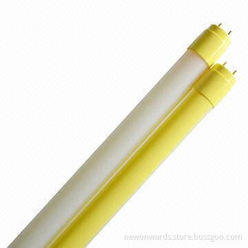 Color Full PC T8 LED Tubes, 18W Power, 1,800-1,900lm, Sized 26 x 1,200cm